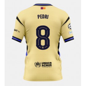 Pánské fotbalový oblečení Barcelona Pedri Gonzalez #8 Venkovní košile 2025-26 Krátkým Rukávem